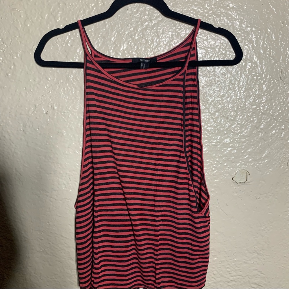 Forever 21 Stripped Tank Top